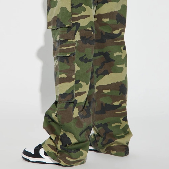 You Lost Me Camo Cargo Pant - Olive/combo - Picture 4 of 5